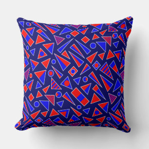 Dekorative Formen - Diagonale - Tiefes Navy Kissen