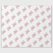 Dekorative frohe Weihnachten Geschenkpapier (Flach)