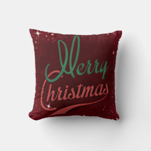 Dekorative frohe Weihnachten Kissen