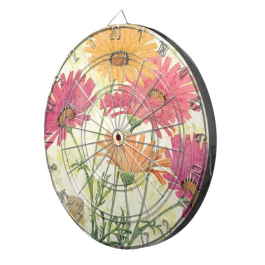 Dekorative Gänseblümchen Dartscheibe (Vorderseite rechts)
