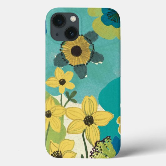 Dekorative Garten-Blumen Case-Mate iPhone Hülle (Rückseite)