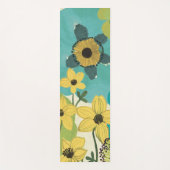 Dekorative Garten-Blumen Yogamatte (Vorderseite)