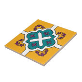 Dekorative Gelb/Violett/Blau Spanische Fliesen (Seite)