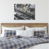 Dekorative Geologie Kurve Rock Textur Leinwanddruck (Insitu (Schlafzimmer))