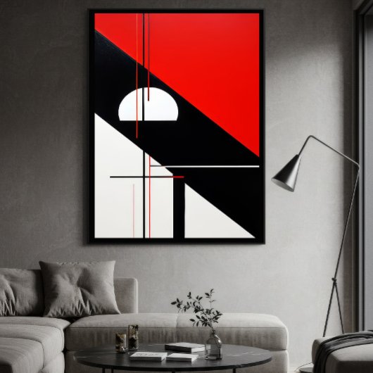 Dekorative Geometrie Poster