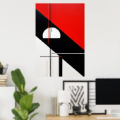 Dekorative Geometrie Poster (Heimbüro)