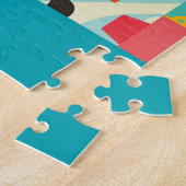 Dekorative Geometrie: Vintage Musterelemente Puzzle (Seite)