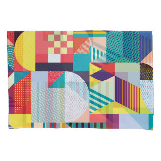 Dekorative Geometrie: Vintages Abstraktes Muster. Kissenbezug