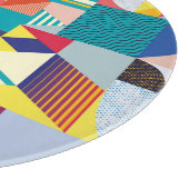 Dekorative Geometrie: Vintages Abstraktes Muster. Schneidebrett (Ecke)