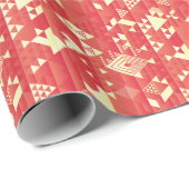 Dekorative geometrische, abstrakte Vintage Element Geschenkpapier (Rolleneckpunkt)