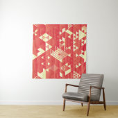 Dekorative geometrische, abstrakte Vintage Element Wandteppich (Beispiel)