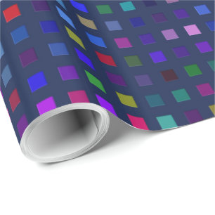 Dekorative geometrische Fliesen Mosaikmuster #7 Geschenkpapier
