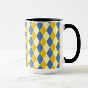 Dekorative geometrische Fliesen Mosaikmuster Tasse