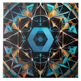 Dekorative geometrische Motive Fliese