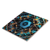 Dekorative geometrische Motive Fliese (Seite)