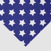 Dekorative Gestaltung der blauen weißen Sterne Seidenpapier (Detail)
