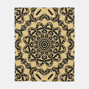 Dekorative Gestaltung im orientalischen Stil. Farb Fleecedecke