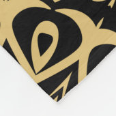 Dekorative Gestaltung im orientalischen Stil. Farb Fleecedecke (Ecke)