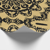 Dekorative Gestaltung im orientalischen Stil. Farb Geschenkpapier (Ecke)