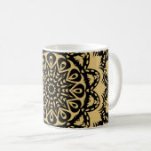 Dekorative Gestaltung im orientalischen Stil. Farb Kaffeetasse (VorderseiteRechts)