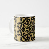 Dekorative Gestaltung im orientalischen Stil. Farb Kaffeetasse (Vorderseite Links)