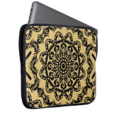 Dekorative Gestaltung im orientalischen Stil. Farb Laptopschutzhülle (Vorne Rechts)