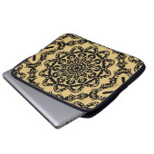 Dekorative Gestaltung im orientalischen Stil. Farb Laptopschutzhülle (Vorne Knopf)