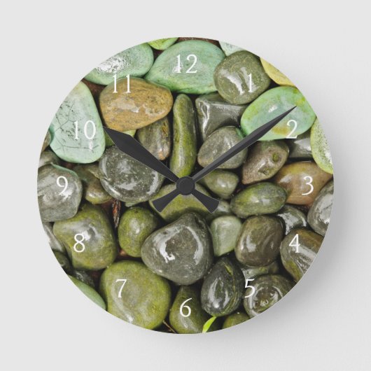 Dekorative Gesteinslandschaften Runde Wanduhr (Vorderseite)
