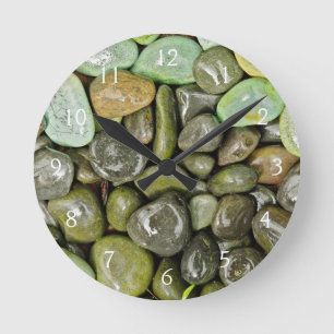 Dekorative Gesteinslandschaften Runde Wanduhr