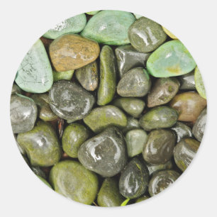 Dekorative Gesteinslandschaften Runder Aufkleber
