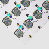 Dekorative Gewebepapierpolizei Seidenpapier (Ausschnitt)