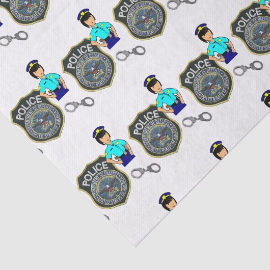 Dekorative Gewebepapierpolizei Seidenpapier (Ausschnitt)