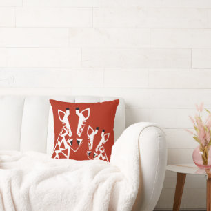 Dekorative Giraffe Wildlife Lover Cushion Pillow Kissen