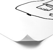 dekorative Gitarre Poster (Ecke)