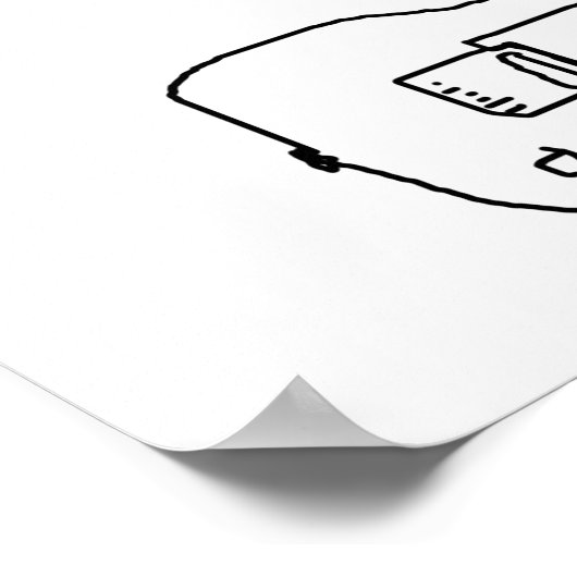 dekorative Gitarre Poster (Ecke)