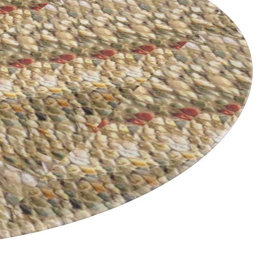 Dekorative Glasschneiden Serving Board 12" Einziga Schneidebrett (Ecke)