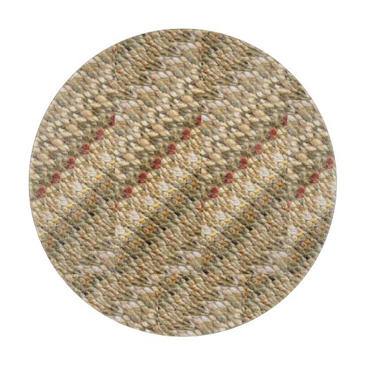 Dekorative Glasschneiden Serving Board 12" Einziga Schneidebrett (Vorderseite)