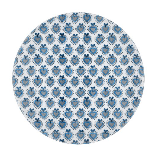 Dekorative Glasschneideplatine Schneidebrett (Vorderseite)
