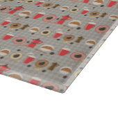 Dekorative Glasschneideplatine Schneidebrett (Ecke)
