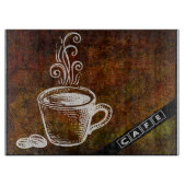 Dekorative Glasschneideplatine Schneidebrett (Vorderseite)