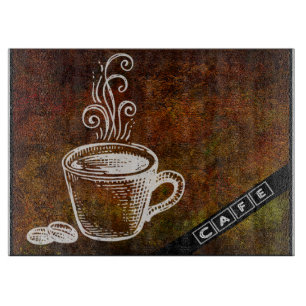 Dekorative Glasschneideplatine Schneidebrett