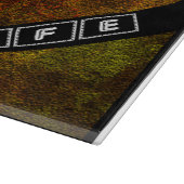 Dekorative Glasschneideplatine Schneidebrett (Ecke)