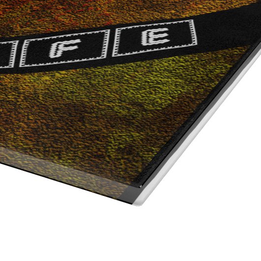 Dekorative Glasschneideplatine Schneidebrett (Ecke)