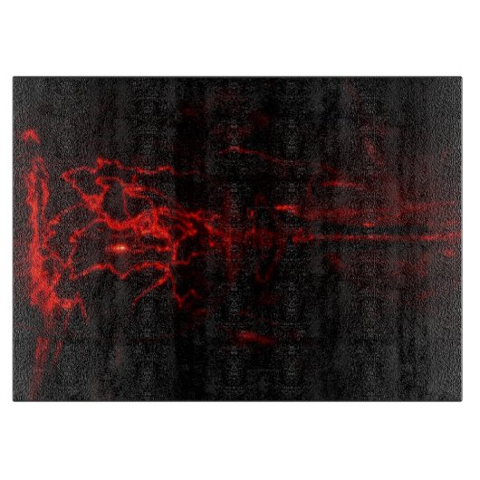 Dekorative Glasschneideplatine Schneidebrett (Vorderseite)