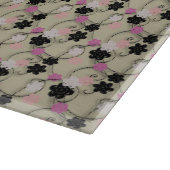 Dekorative Glasschneideplatine Schneidebrett (Ecke)