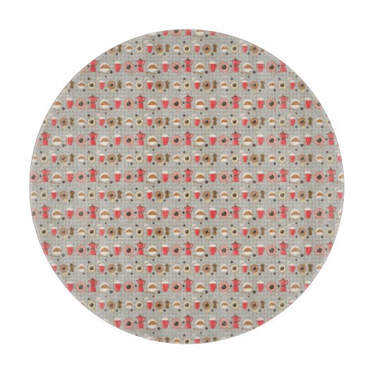 Dekorative Glasschneideplatine Schneidebrett (Vorderseite)