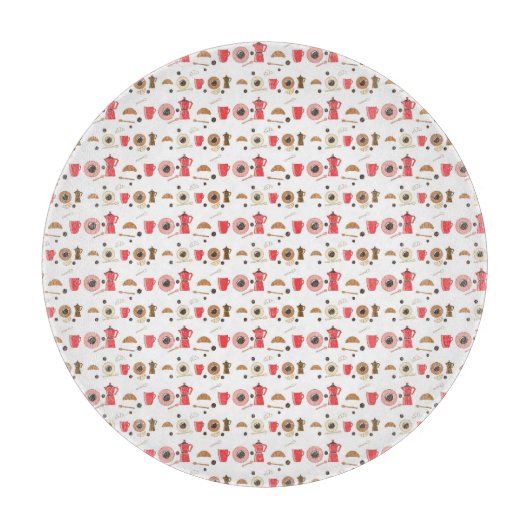 Dekorative Glasschneideplatine Schneidebrett (Vorderseite)