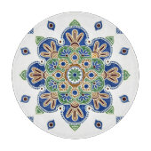 Dekorative Glasschneidplatte 12" Medallion Schneidebrett (Vorderseite)