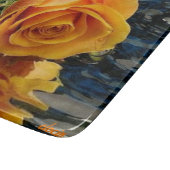 Dekorative Glasschneidplatte 6"x7" Schneidebrett (Ecke)