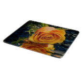 Dekorative Glasschneidplatte 6"x7" Schneidebrett (Ecke)